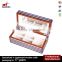 lining velvet box luxury woods jewelry pill box with mirror gift boxes