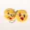 New Arrival Hot Sale Soft Smile Face Emoji Keychain Toys