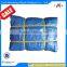 Finshed ready made PE tarpaulin blue/orange for Joddar market 26kgs