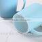 C00242 customized porcelain color glaze mugs with handle
