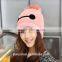2015 Japan and South Korea cute furry ball velvet pure color warm hat