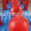 Hot selling giant inflatable wipe out big ball game for adult and kids