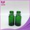 Factory supplier 10ML green eliquid glass dropper bottle with e liquid glass dropper