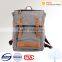 Multi-purpose canvas backpacks with custom logo for man