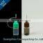 10ml 20ml 30ml Empty Plastic needle tip cap Dropper Bottle for e liquid
