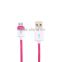 Colorful New 1M Fabric Nylon Braided Micro USB Cable for Samsung For Blackberry for HTC Cloth