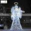 Hot sale lighted angel outdoor christmas decorations with nice design led light plastic christmas angel