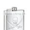 2015 Fashion Stainless Steel Hip Flask Embossed Different Picture