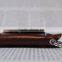 Leather key holder, Holds 1-6 regular keys, snap button