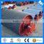 Rubber lagging flat belt drive pulley