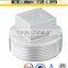 F316L Forged Stainless Steel Pipe Fittings Square Head Pipe Plug Cap