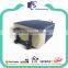600D 20" mini luggage trolley with leather handles