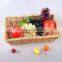 bread fruit food wicker willow basket