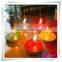 India Diwali wholesale unscented colorful tea light candles