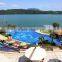 Blue color square glass mosaic tlie for swimming pool (PMC254017)