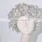 Short Afro curl gray explosion fans wig for christmas N223