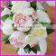 Wholesale Artificial Bride Flower Silk Peony Bouquet