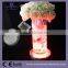 3AA battery operated 4inch round multicolor LED light base