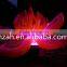 Outdoor Advertising Red inflatable Lotus with LED Lights