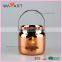 Nice Design Ceramic Gold Candle Jar