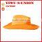 Custom non woven wool felt blaze orange cowboy hat