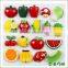 2015 High Quality Fruit and Vegetables Figurine 3D Fridge Magnet