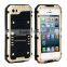 Best Waterproof metallic Case for iPhone 5 5S Silver Silicone Shockproof Housing Cover for iPhone
