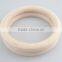 Portable Olympic Gymnastics Rings home fitness gymnastics wooden rings for crossfit strength training
