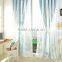 blackout fabric and sheer fabric two layer beautiful pinch pleat curtain