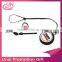 Plastic zipper lanyard with carabiner hook moblie phone zipper lanyard OEM