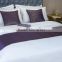 New design purple bed runner for all kinds of hotel
