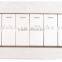 wholesale 6 gang control wall switches push button switches with LED