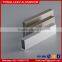 Decorative rectangular aluminum tube