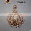 Antique Leave Chandelier Lighting IC4380-8+1 Vintage Furniture Crystal Chandelier Ceiling Lighting
