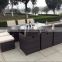 Patio Furniture Dining Set Garden Outdoor patio furniture sets Wicker Outdoor Patio Cube sets W/ Cushions