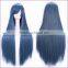 Full Head Long Wavy Synthetic Wigs, Lnuyasha Sesshoumaru Wig Peruca Quality Cosplay Wigs, Blue Black White Red Purple Orange Wig