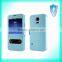 PU Magnetic Leather case with View Window case with Sleep funtion For Samsung S6