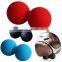 laser printing best quality 63.5 mm diametre boucing field toy cheap lacrosse ball