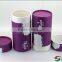 Round tube paper cylinder box packaing for tea
