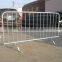 Portable temporary event crowd barrier on sale,weld pipe fence galvanized crowd control barrier with cross/bridge/flat feet