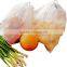 Reusable Drawstring Mesh Produce Bags For Store Food, Fruit / Vegetable