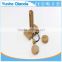 string puzzle on wood base Classical Wooden Puzzle Set Solution Rope Central Brain Teaser for Adults Game