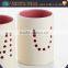 Wholesale decorative ceramic stemmed votive candle holders