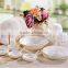 KC-00667 bone china dinnerware set with flower printing