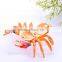Creative jewelry boxes wholesale metal jewelry box crab figurine