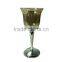 Metal Hurricane Glass Candle Holder