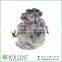 painting money pattern with bag model shape ceramic coin bank for decoration