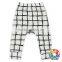 Yellow Grey Geometry Printing Kids Cotton Pants Baby Harem Pants