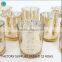 Polygon votive candle jars