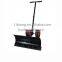Flexible Aluminum snow shovel with wheel